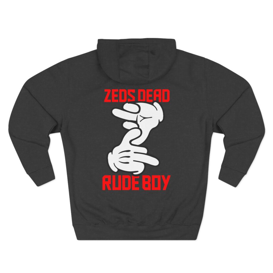 Zeds Dead Rude Boy Three-Panel Fleece Hoodie