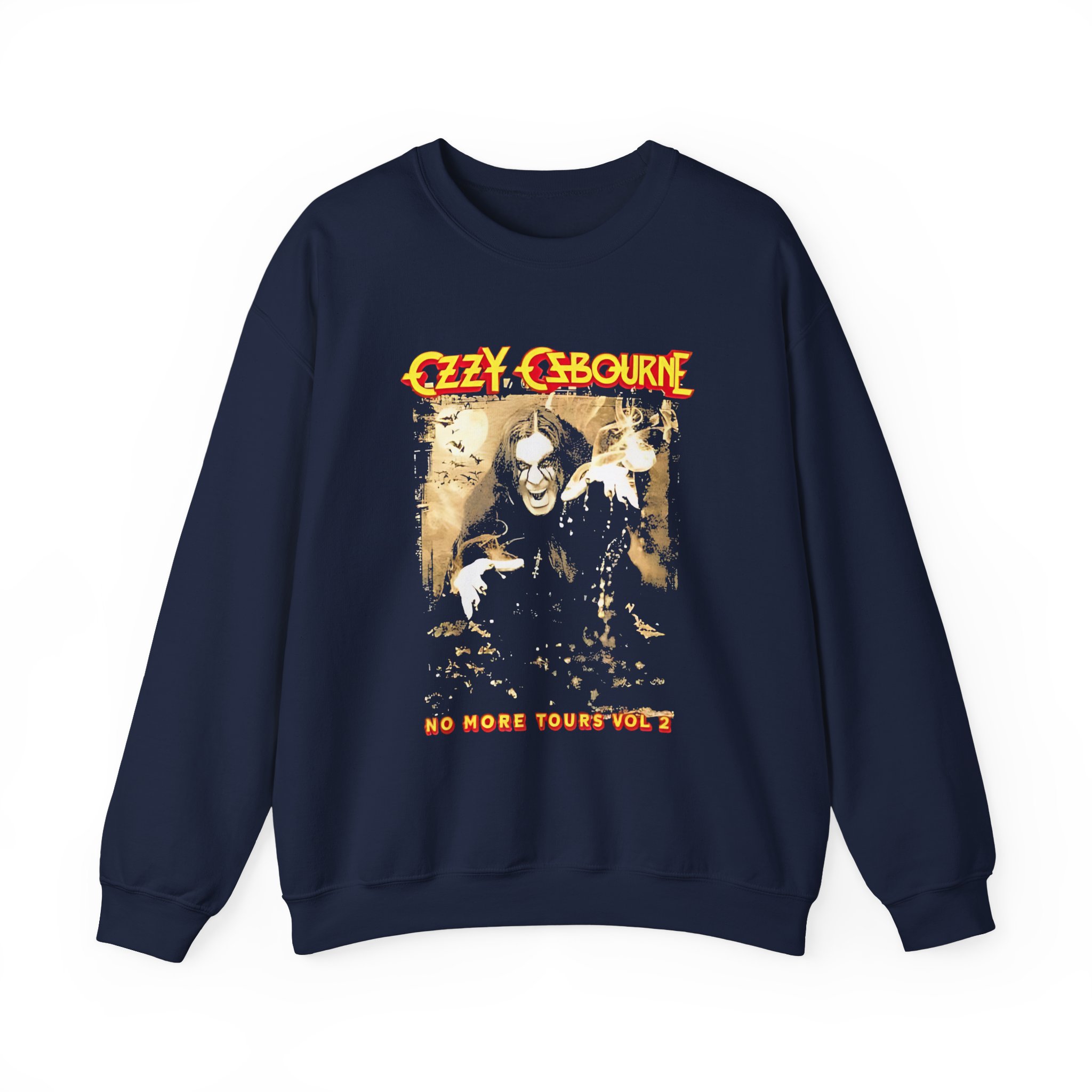 Ozzy Osbourne Rising With Tourback Unisex Heavy Blendâ„¢ Crewneck Sweatshirt