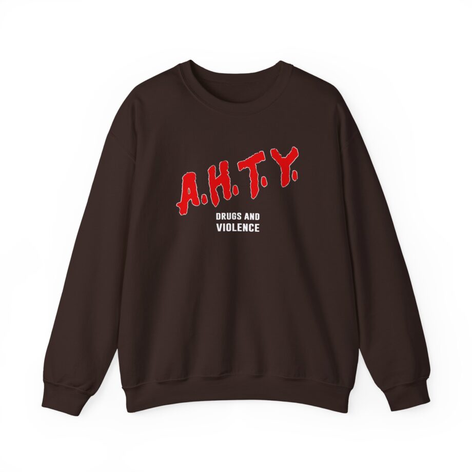 All Hail the Yeti Drugs and Violence Unisex Heavy Blend™ Crewneck Sweatshirt