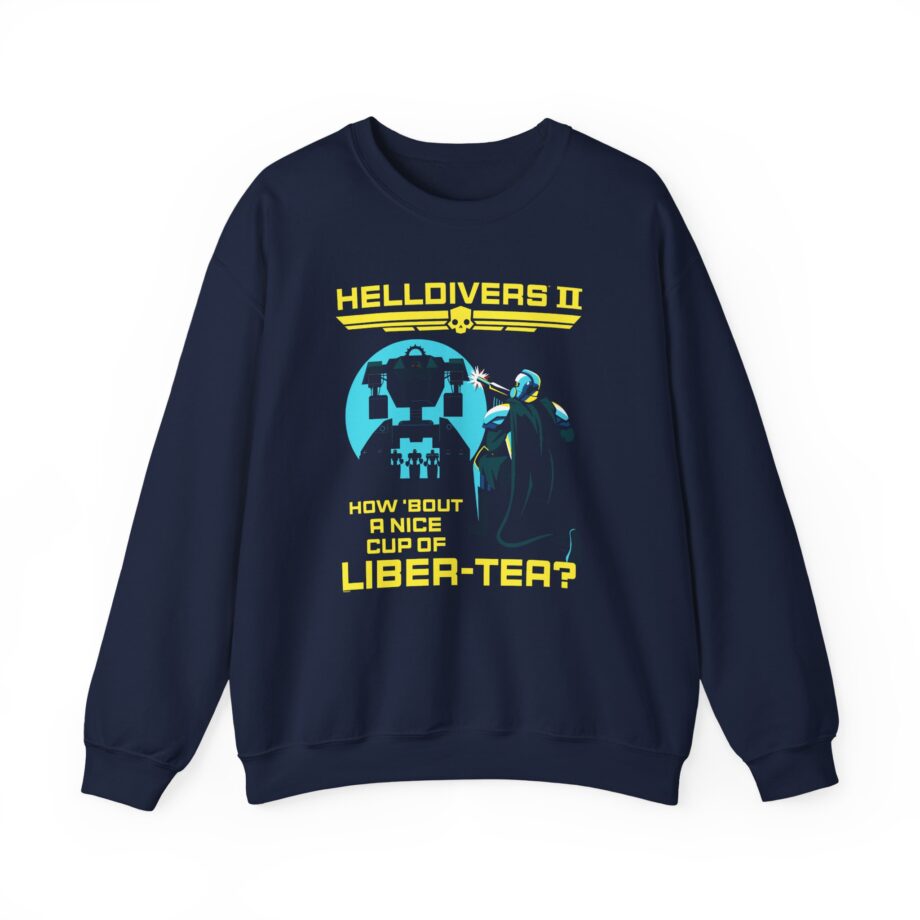 Helldivers Cup of Liber-tea Unisex Heavy Blend™ Crewneck Sweatshirt