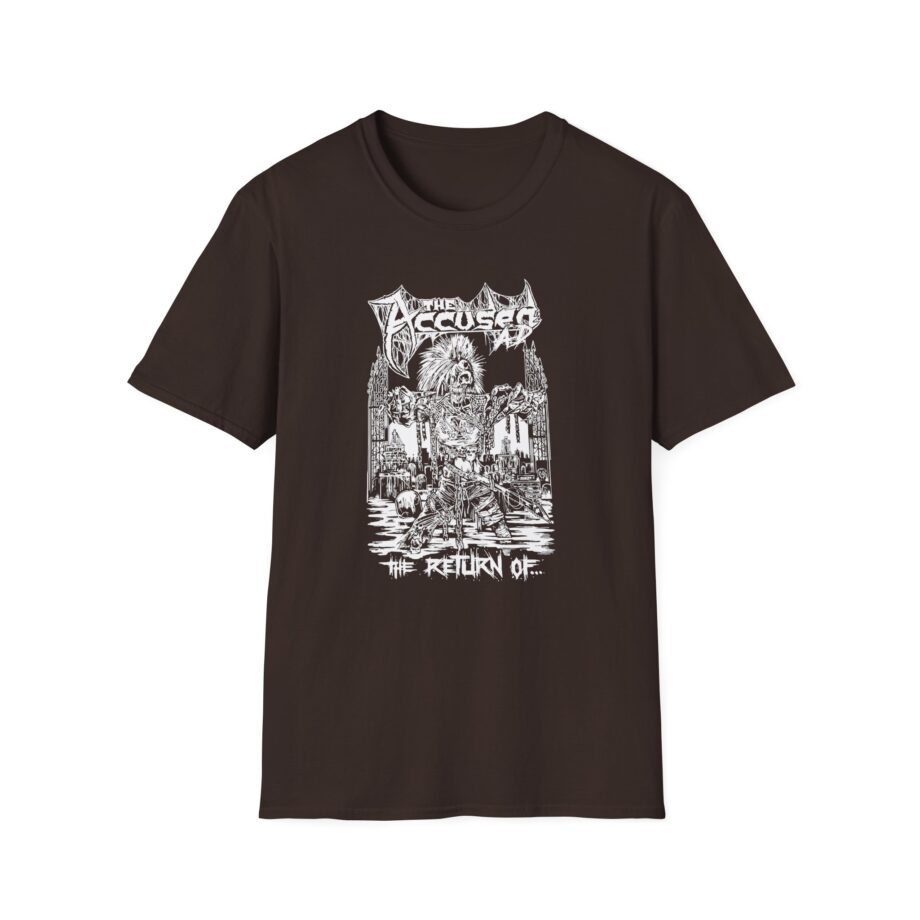 Accused Ad the Return of Unisex Softstyle T-Shirt