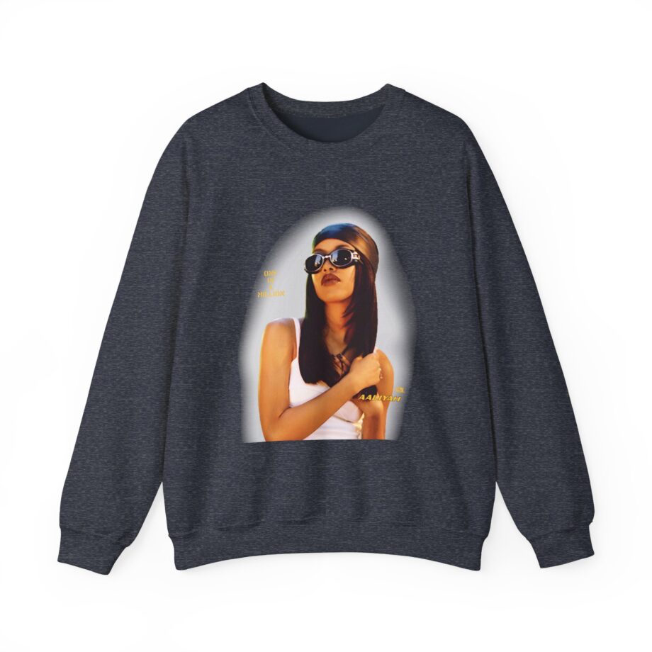 Aaliyah OIAM Portrait Unisex Heavy Blend™ Crewneck Sweatshirt