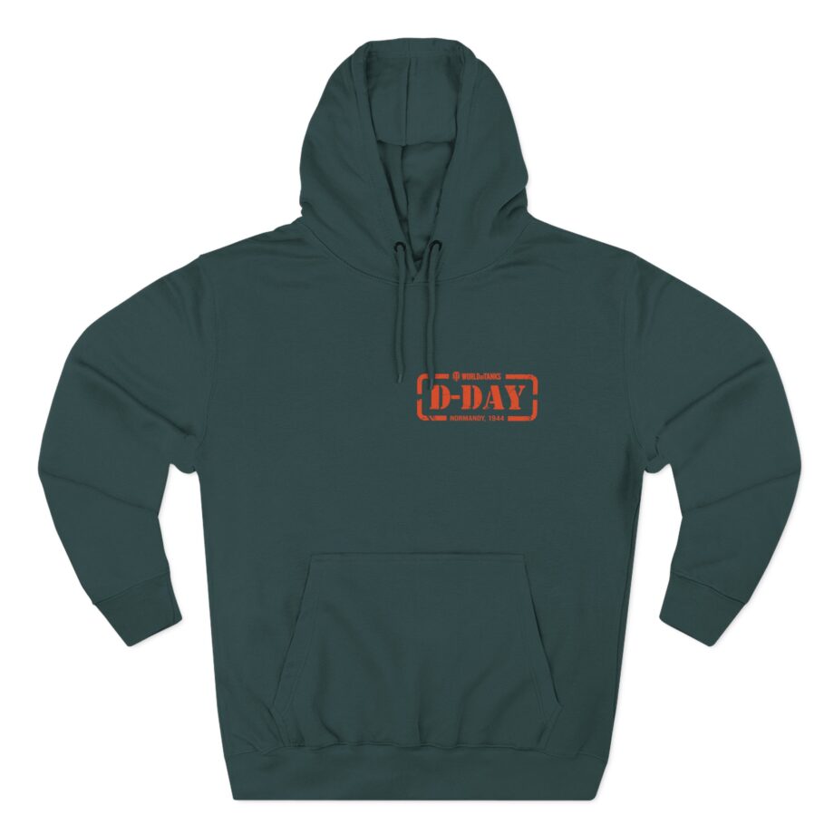 World of Tank Wot D-day Top Secret Three-Panel Fleece Hoodie