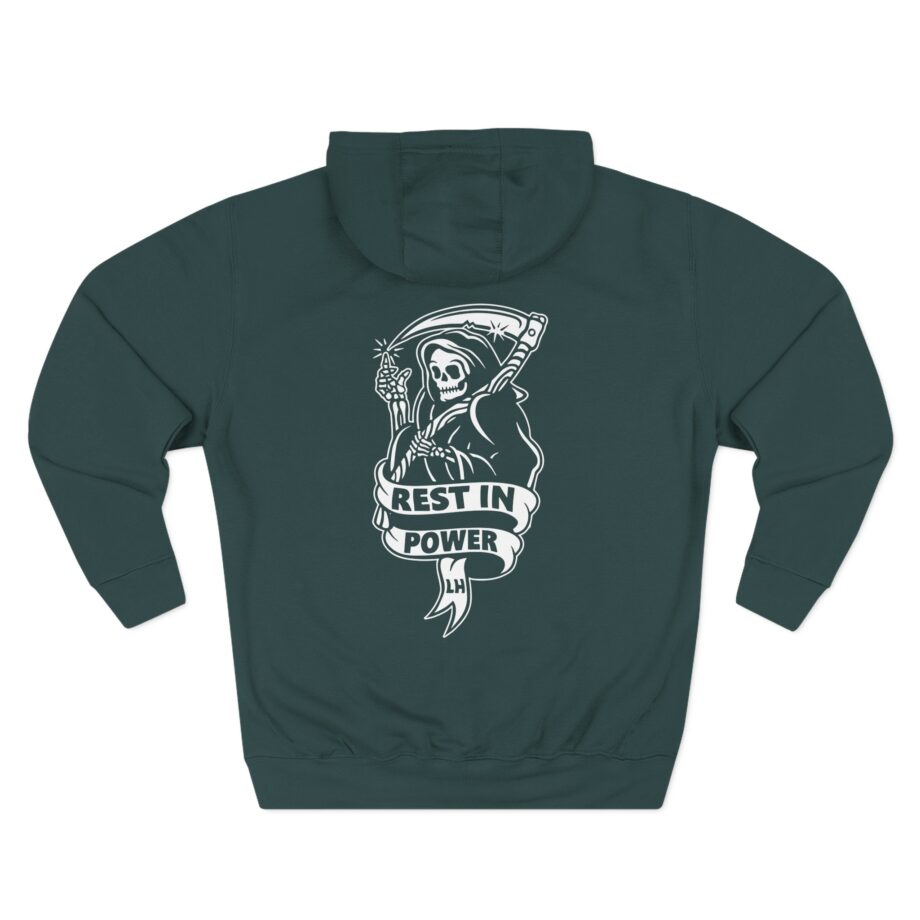Lionheart "Rest in Power" Three-Panel Fleece Hoodie