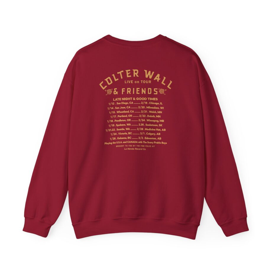 Colter Wall & Friends In Concert Unisex Heavy Blend™ Crewneck Sweatshirt