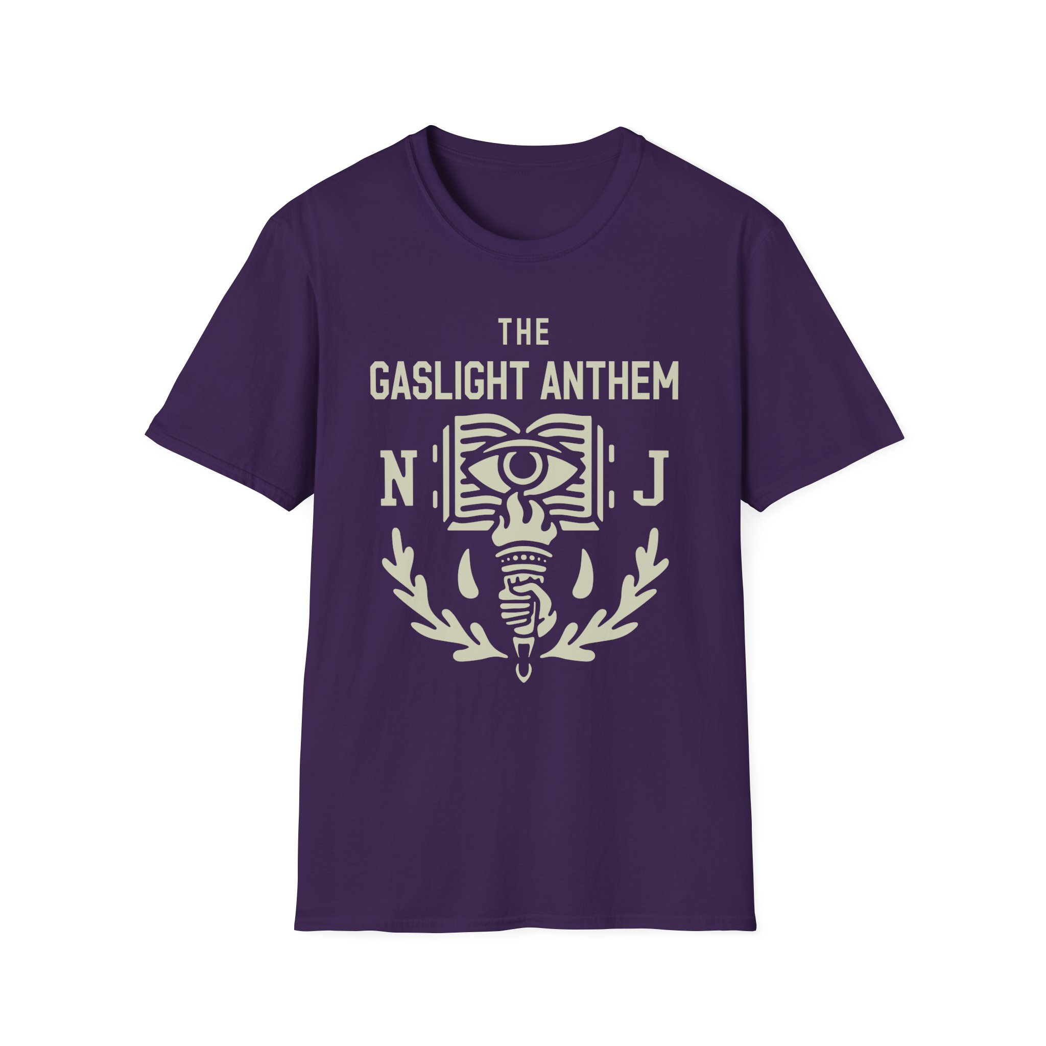 Gaslight Anthem NJ Eye Banner Unisex Softstyle T-Shirt