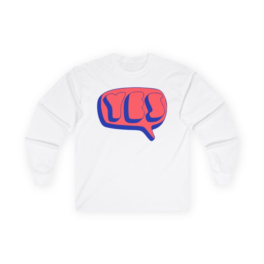 Yes Word Bubble Unisex Ultra Cotton Long Sleeve Tee