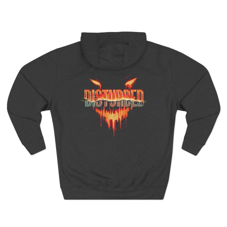 Disturbed Divisive Album Art Three-Panel Fleece Hoodie