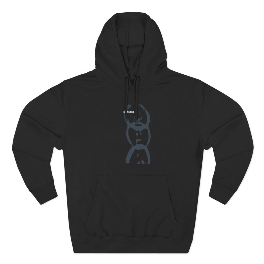 Mike Stud Keepgoing the Lows Graffiti Three-Panel Fleece Hoodie