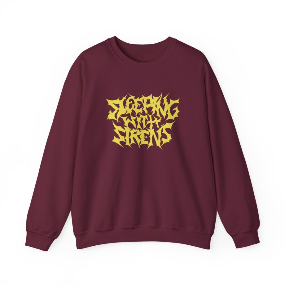 Sleeping With Sirens Metal Logo Unisex Heavy Blend™ Crewneck Sweatshirt