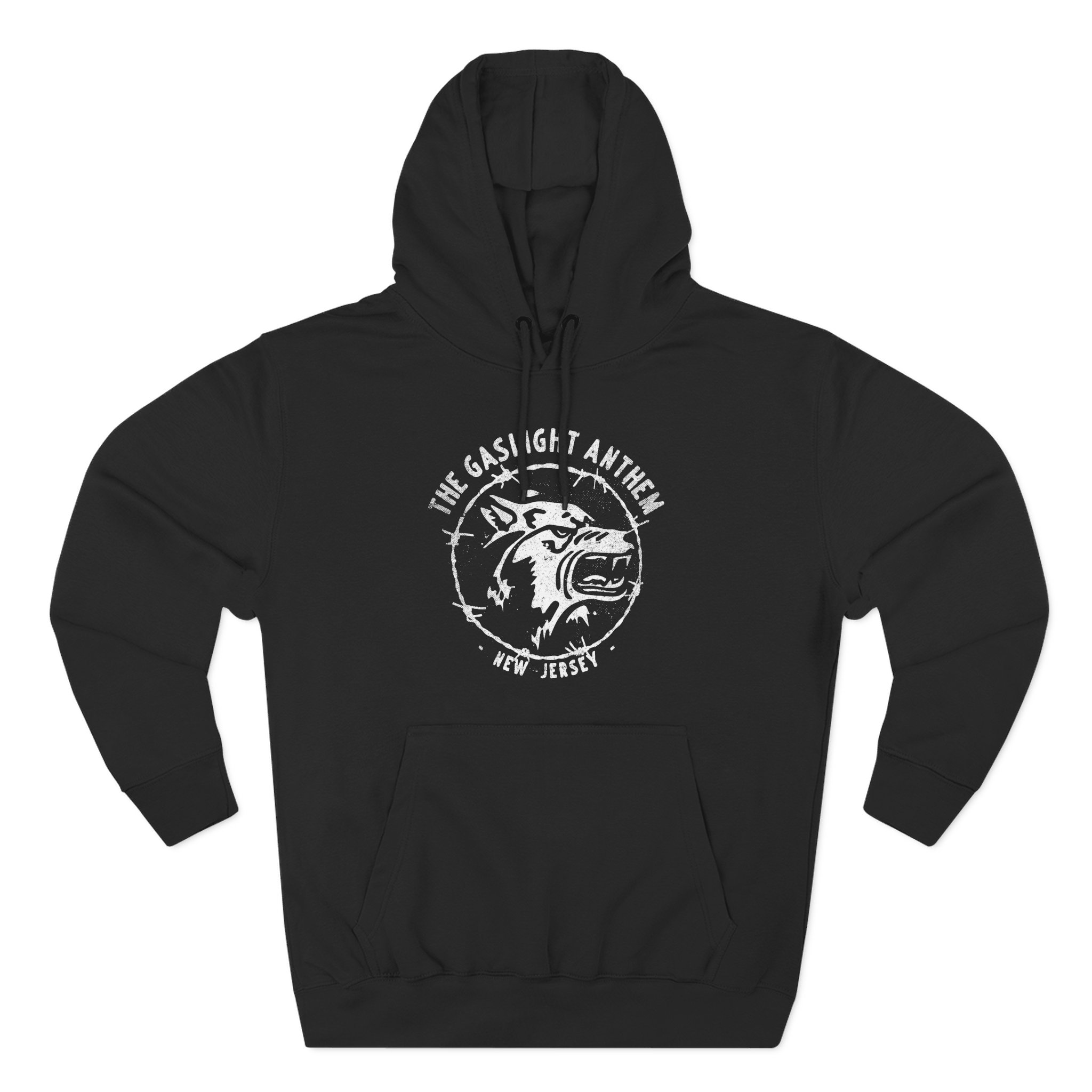 Gaslight Anthem Wolf Three-Panel Fleece Hoodie