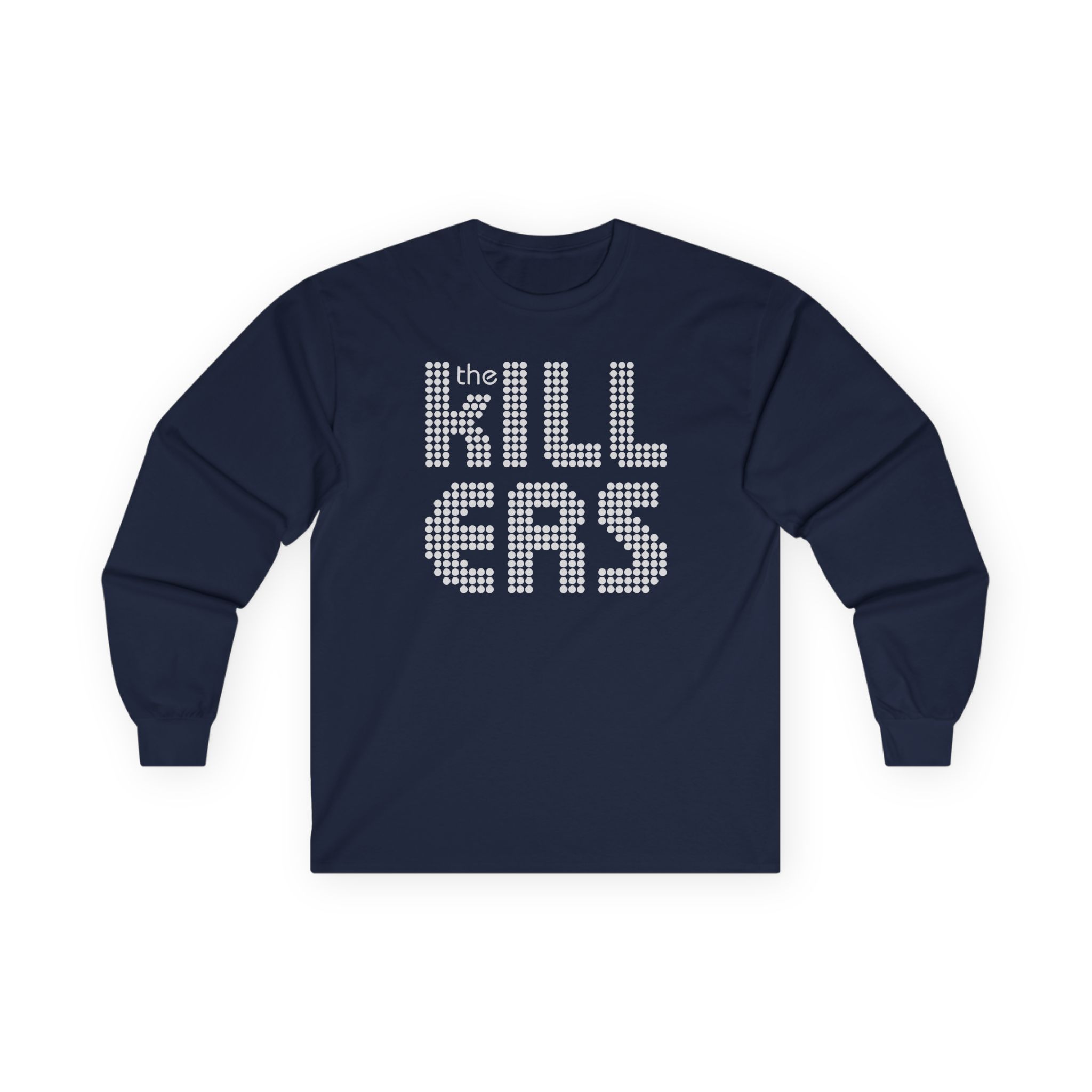 TK Distressed Stacked Logo Unisex Ultra Cotton Long Sleeve Tee