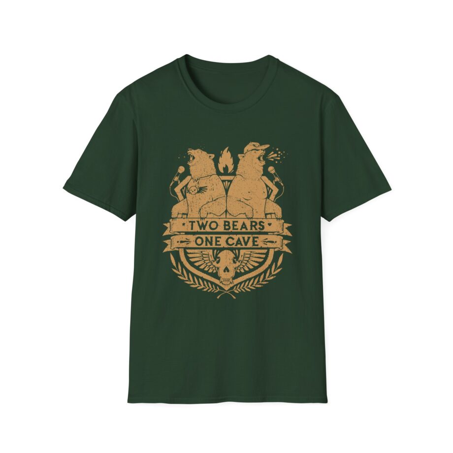 Ymh 2 BEARS, 1 CAVE by Jeremy Fish Unisex Softstyle T-Shirt