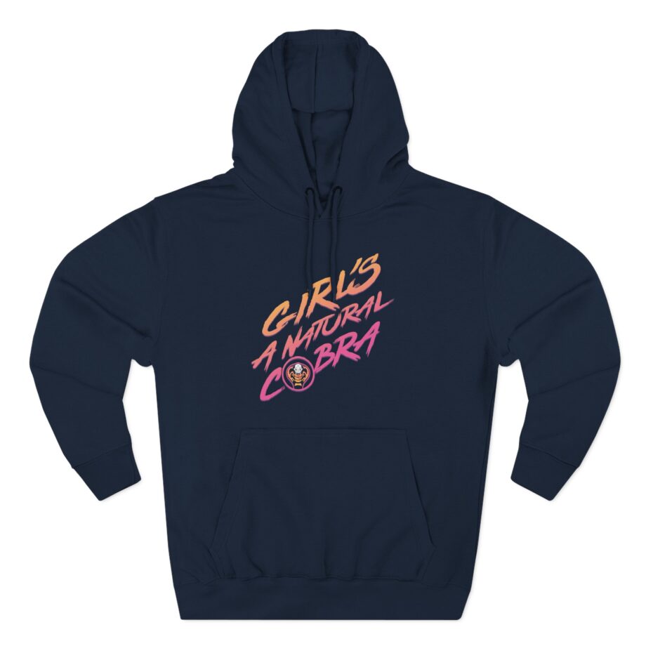 Cobra Kai Girl's Three-Panel Fleece Hoodie