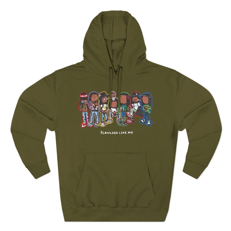 Lucki Flawless Like Me Three-Panel Fleece Hoodie
