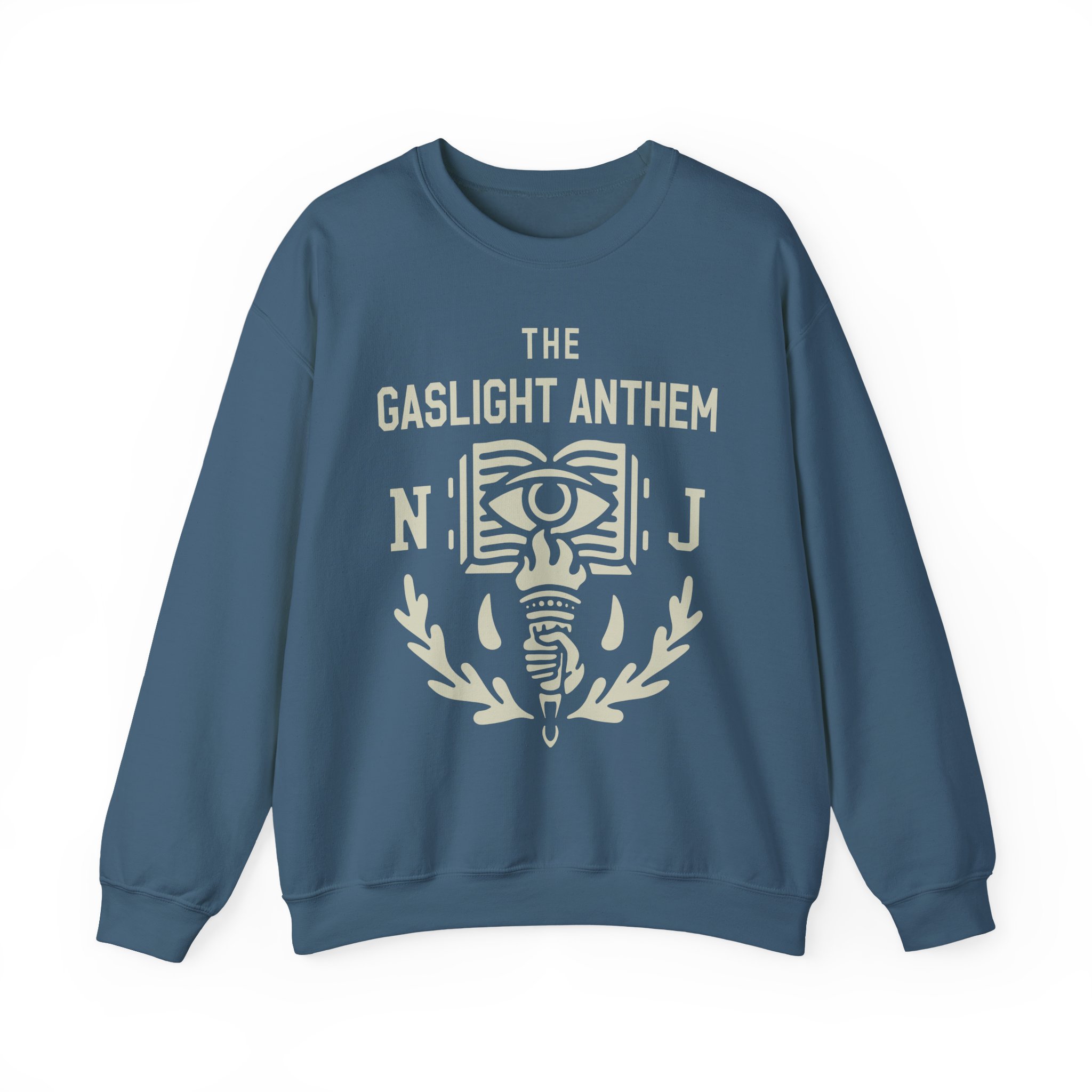 Gaslight Anthem NJ Eye Banner Unisex Heavy Blendâ„¢ Crewneck Sweatshirt
