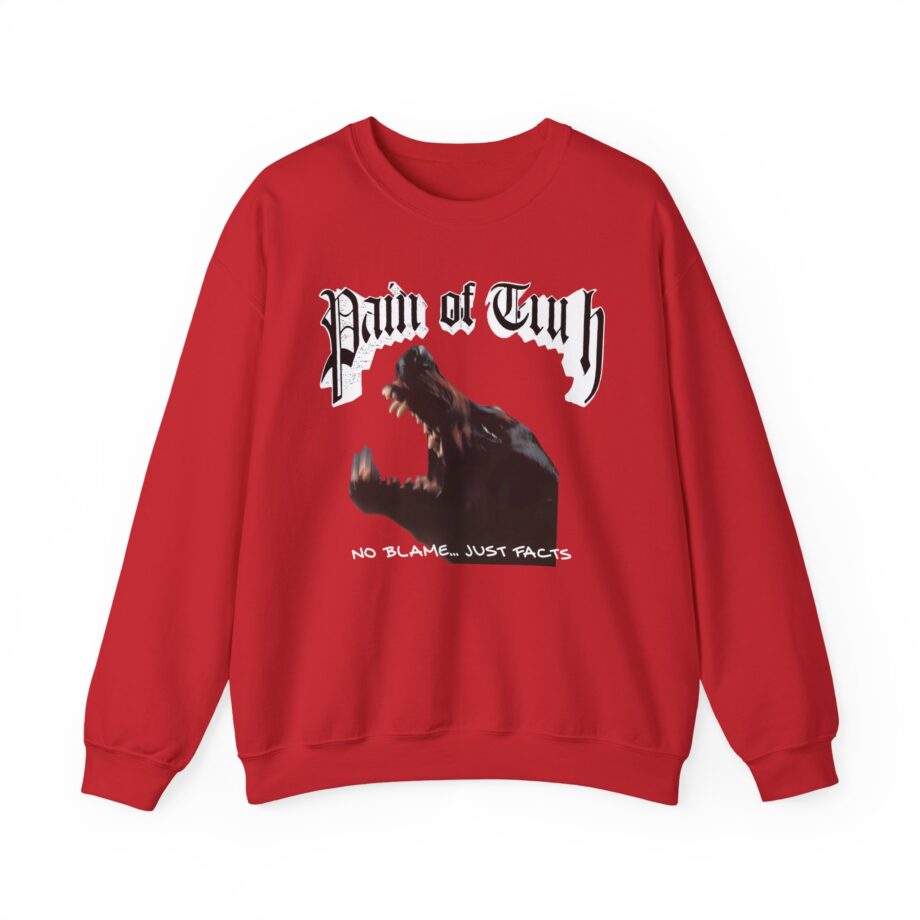 Pain of Truth No Blame...just Facts Unisex Heavy Blend™ Crewneck Sweatshirt