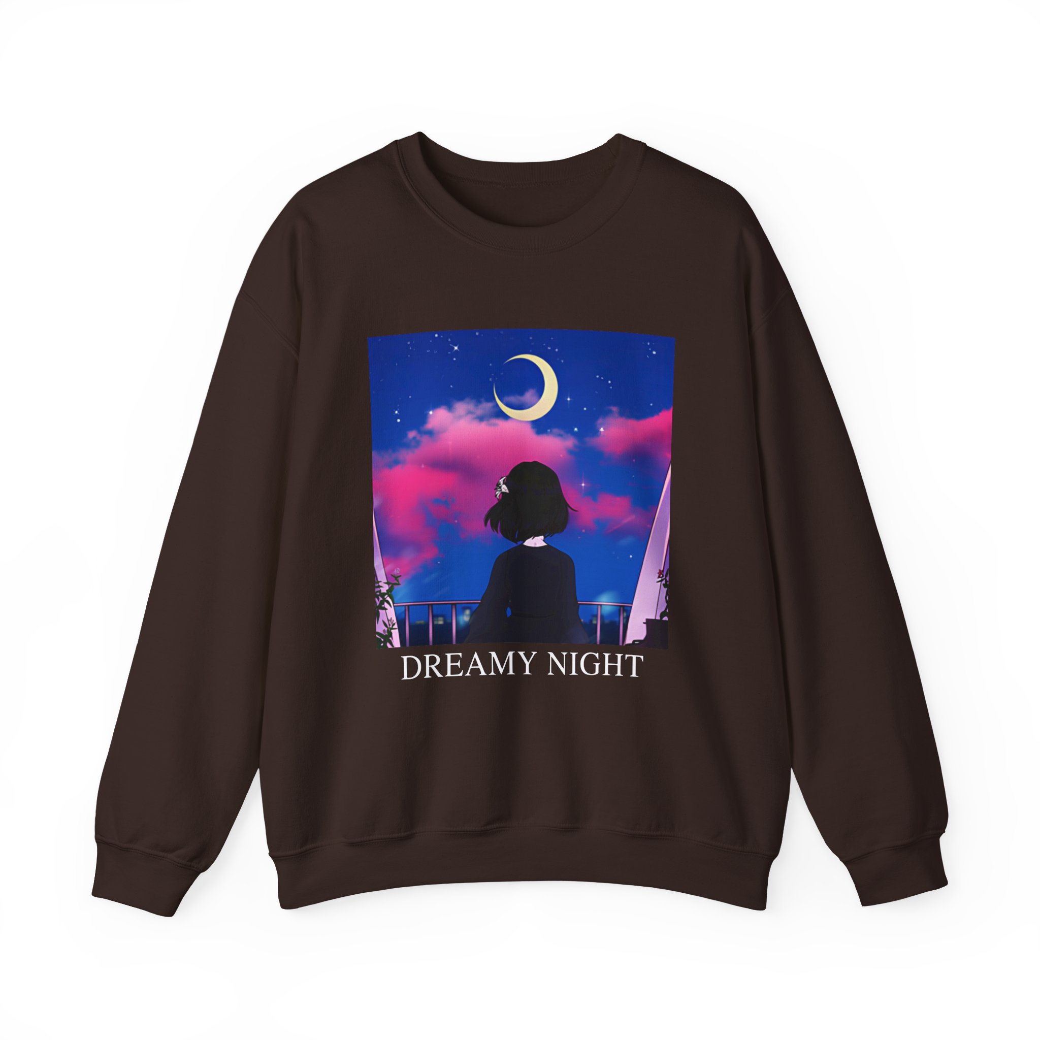 Lilypichu Dreamy Night Unisex Heavy Blendâ„¢ Crewneck Sweatshirt