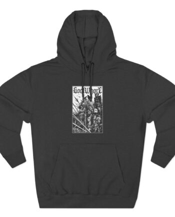 Goatwhore no Mercy Three-Panel Fleece Hoodie