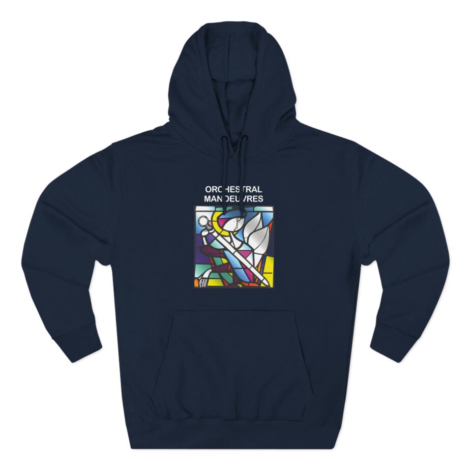 Omd Orchestral Manoeuvres Three-Panel Fleece Hoodie