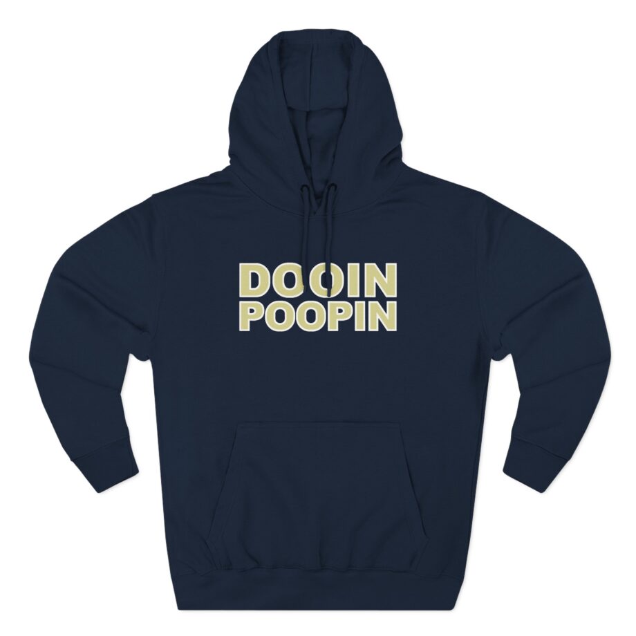 Upchurch Dooin Poopin Three-Panel Fleece Hoodie