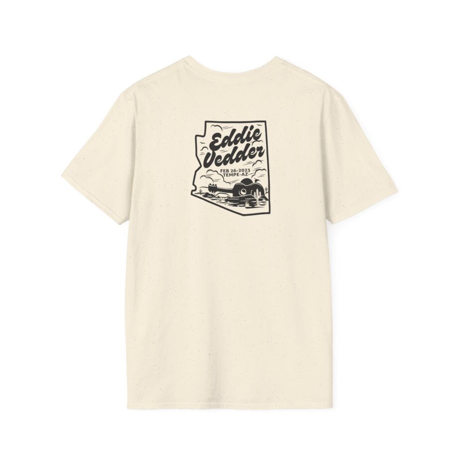 Eddie Vedder AZ Map Unisex Softstyle T-Shirt