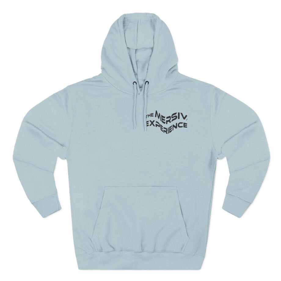 Mersiv Olive Three-Panel Fleece Hoodie