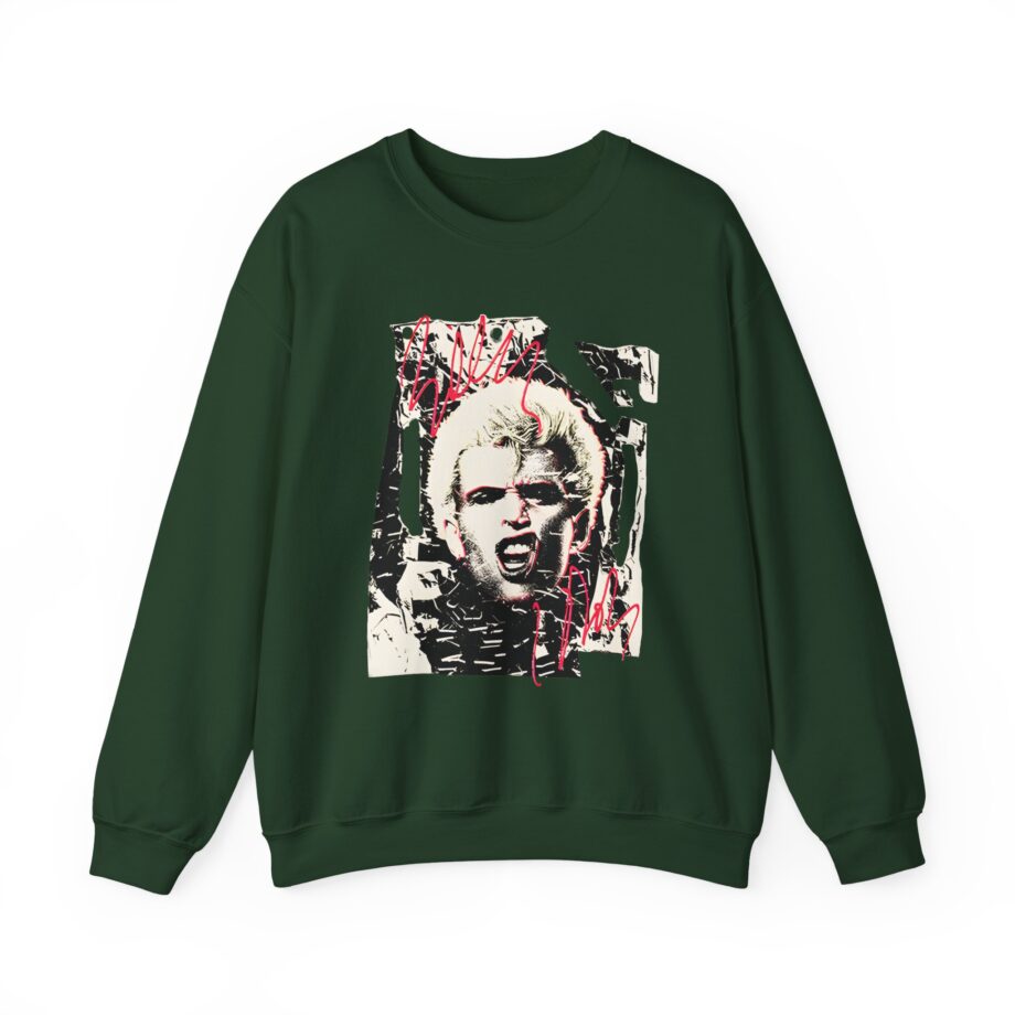Billy Idol Shattered Photo Unisex Heavy Blend™ Crewneck Sweatshirt