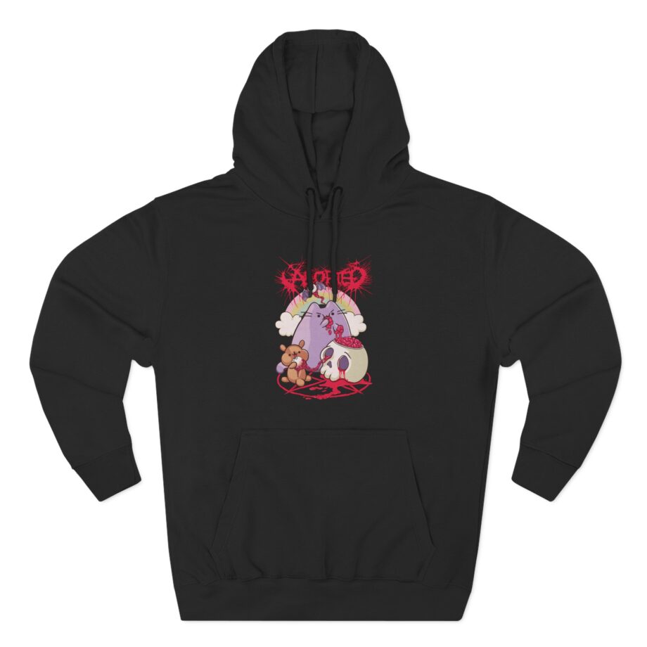 Aborted NomNom Three-Panel Fleece Hoodie