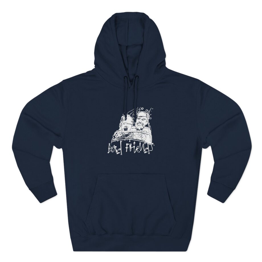 Bad Friends Fear & Loathing Three-Panel Fleece Hoodie