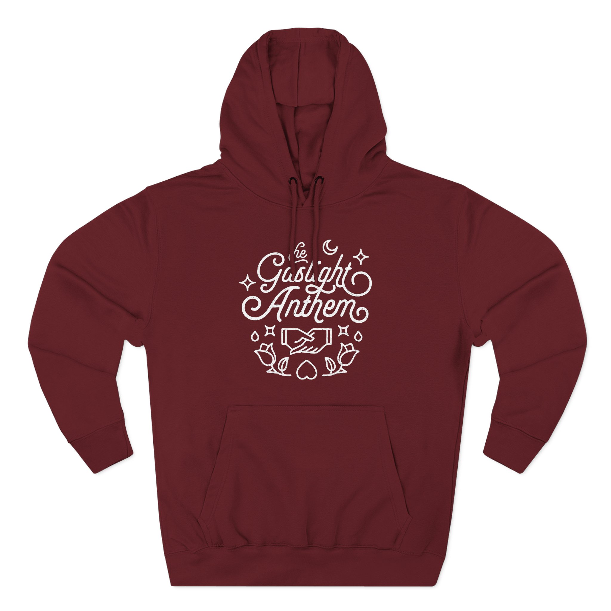 Gaslight Anthem Handshake Three-Panel Fleece Hoodie