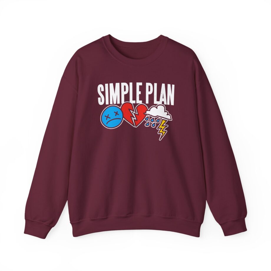 Simple Plan 3 Icons Logo Unisex Heavy Blend™ Crewneck Sweatshirt