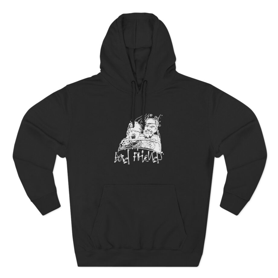 Bad Friends Fear & Loathing Three-Panel Fleece Hoodie