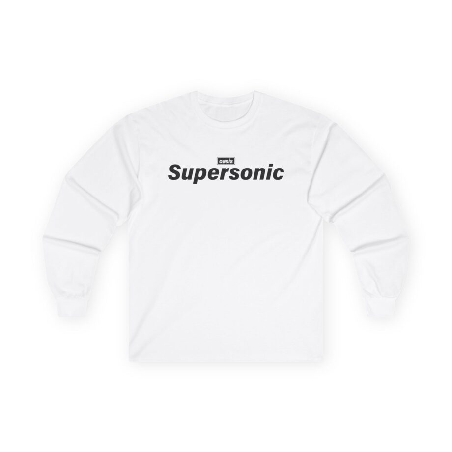 Oasis Supersonic Unisex Ultra Cotton Long Sleeve Tee