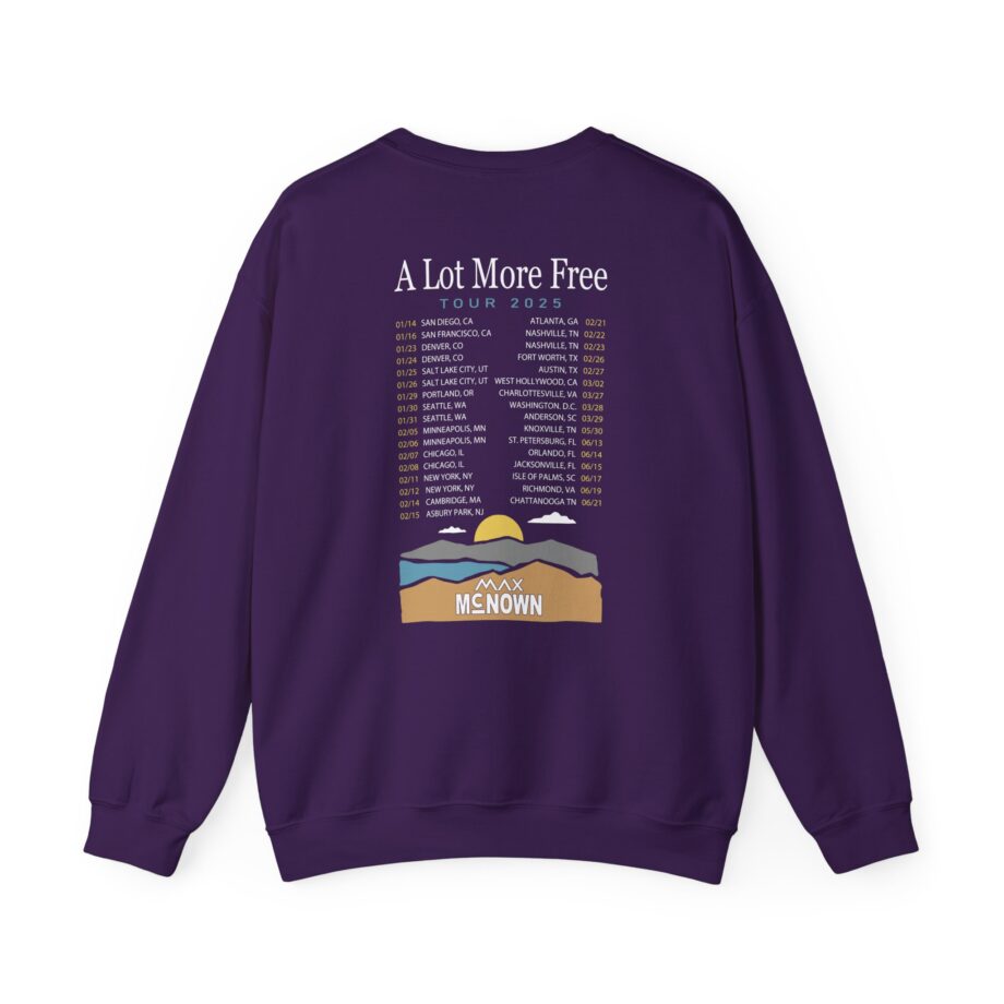 Max Mcnown US Tour Unisex Heavy Blend™ Crewneck Sweatshirt