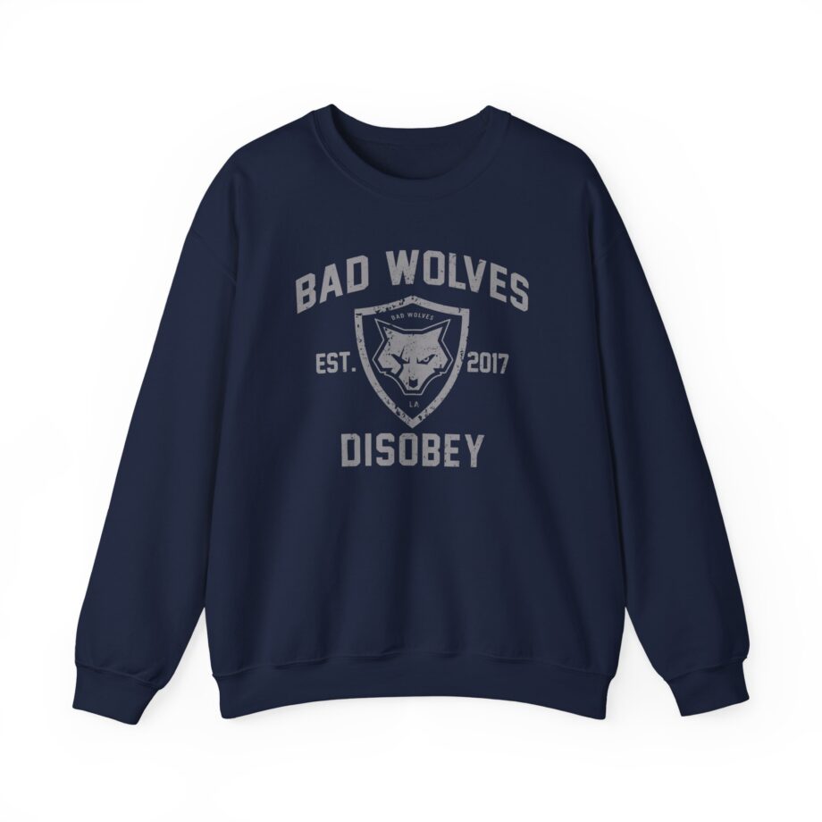 Bad Wolves Disobey Athletic Unisex Heavy Blend™ Crewneck Sweatshirt