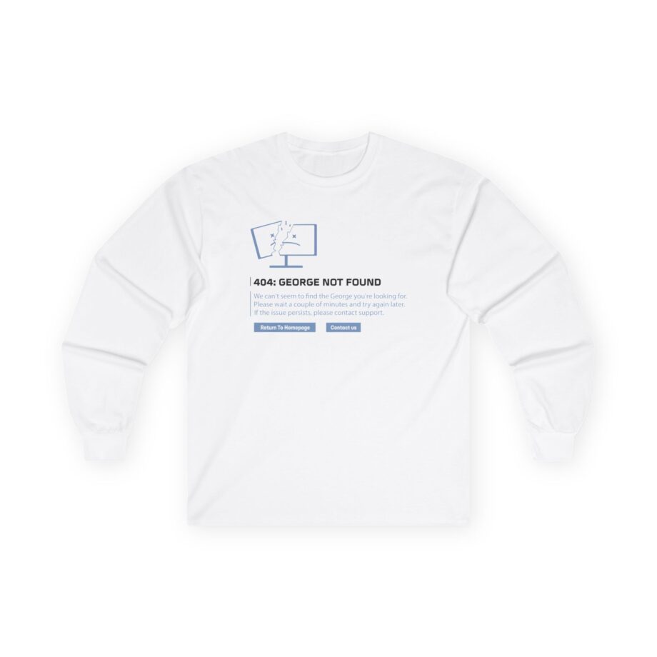 Georgenotfound 404 Unisex Ultra Cotton Long Sleeve Tee