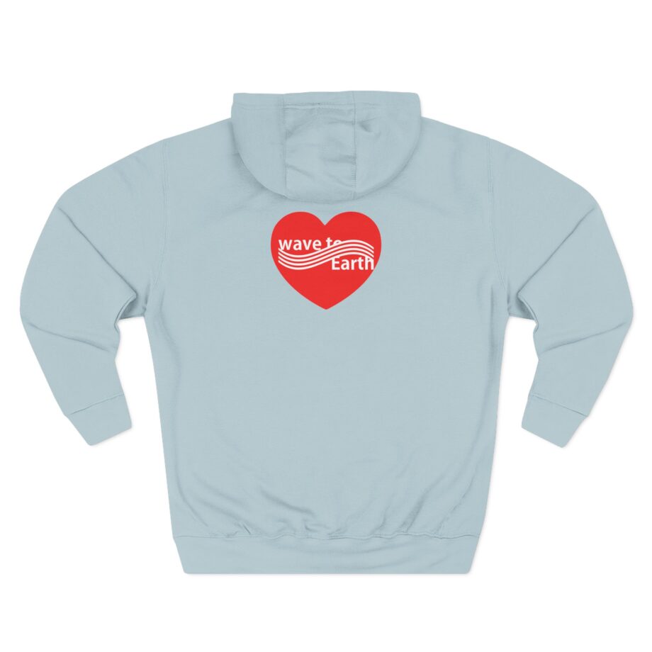 Wave to Earth Three-Panel Fleece Hoodie