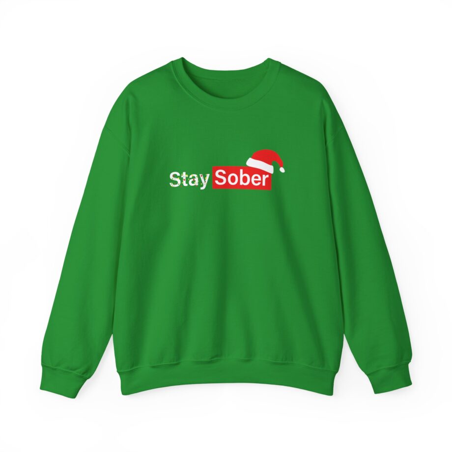 D’aydrian Harding Xmas Stay Sober Unisex Heavy Blend™ Crewneck Sweatshirt