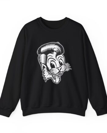 Stray Cats Metallic Cat Unisex Heavy Blend™ Crewneck Sweatshirt