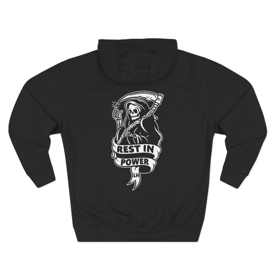 Lionheart "Rest in Power" Three-Panel Fleece Hoodie