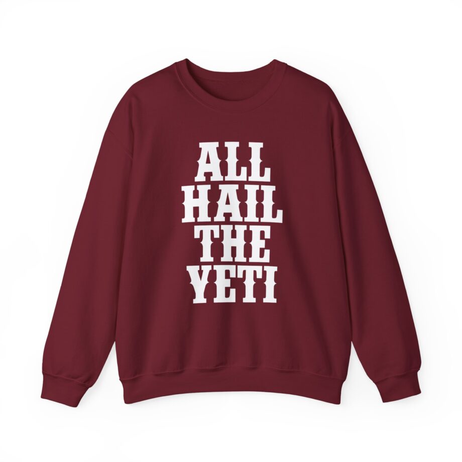 All Hail the Yeti Logo Unisex Heavy Blend™ Crewneck Sweatshirt