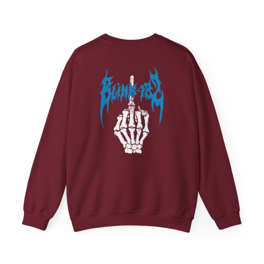 Blink 182 Middle Finger Unisex Heavy Blend™ Crewneck Sweatshirt
