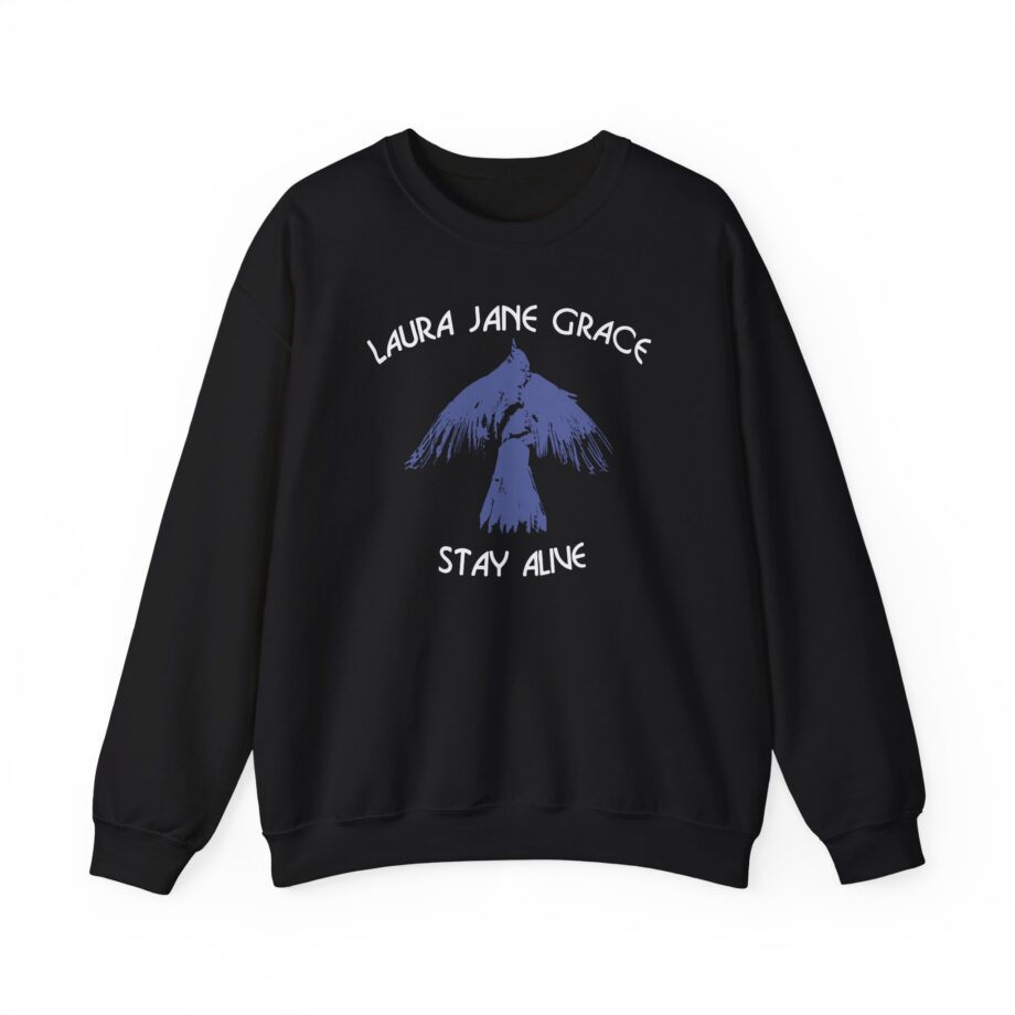 Laura Jane Grace Stay Alive Unisex Heavy Blend™ Crewneck Sweatshirt