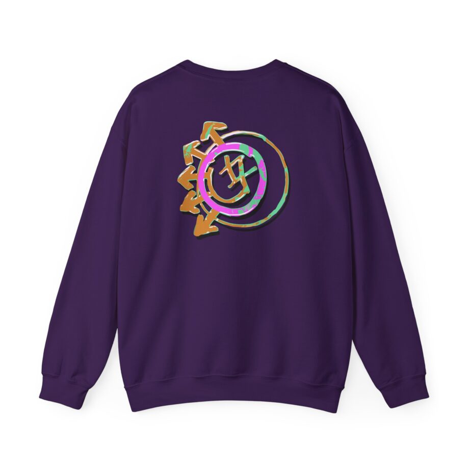 Blink 182 Logo Green Unisex Heavy Blend™ Crewneck Sweatshirt