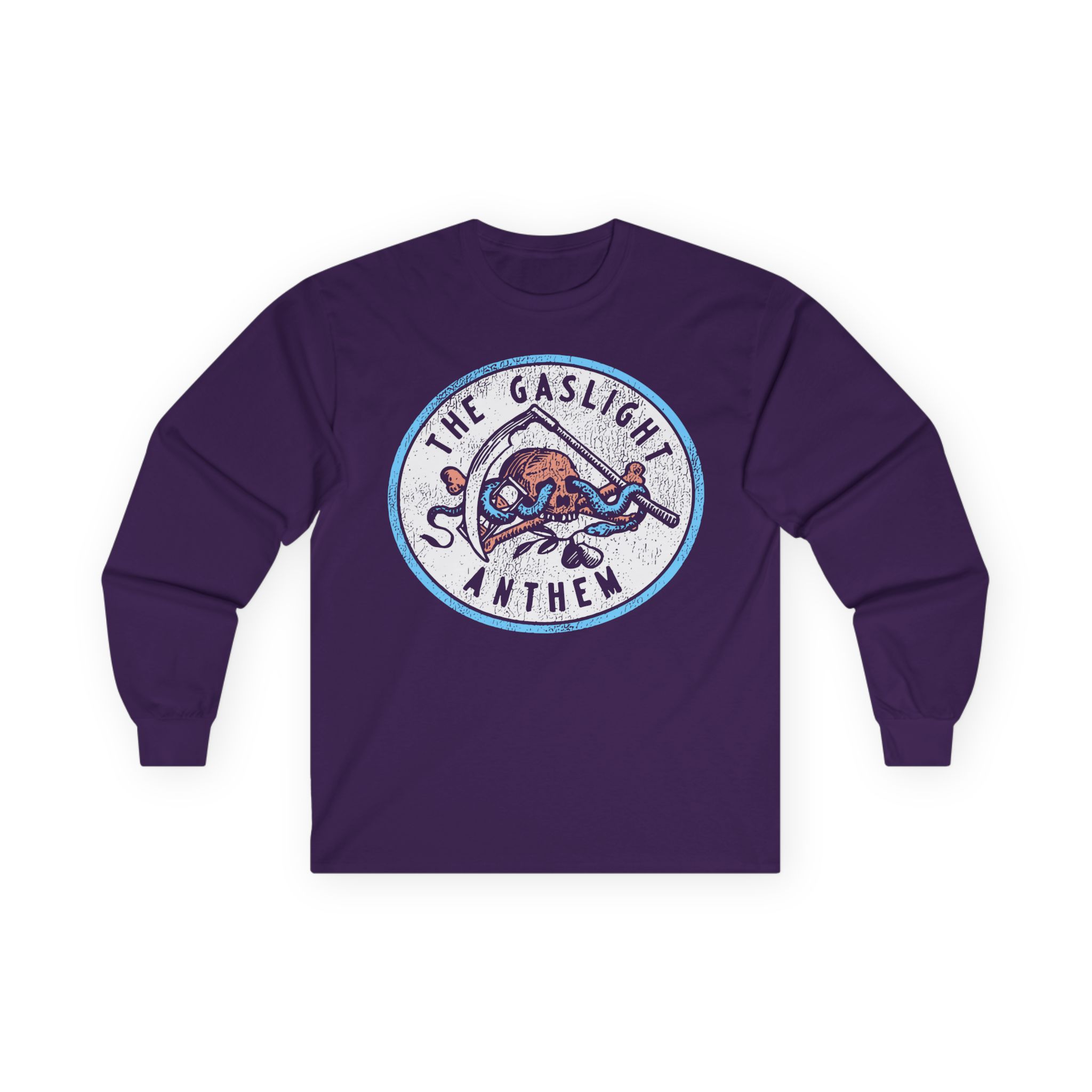 Gaslight Anthem Skull Snake Unisex Ultra Cotton Long Sleeve Tee