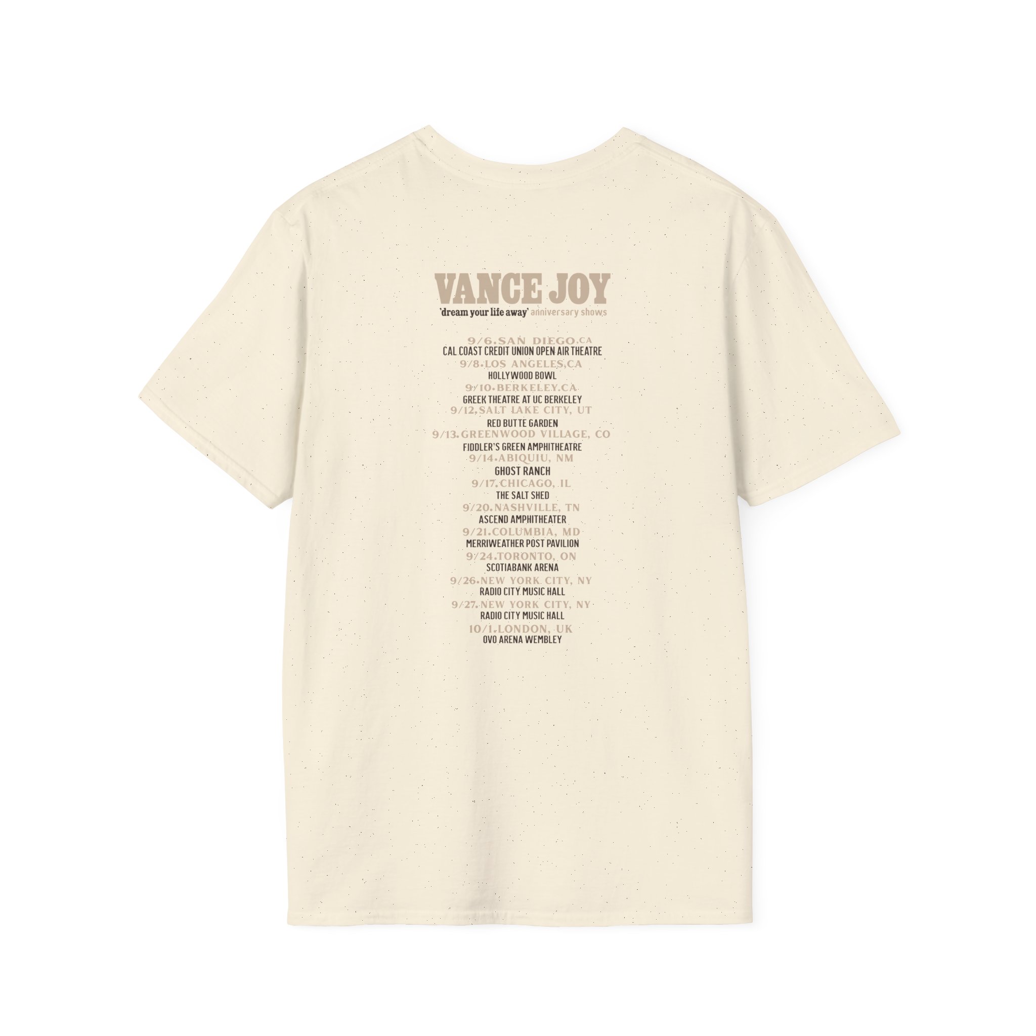 Vance Joy dream your life away Unisex Softstyle T-Shirt