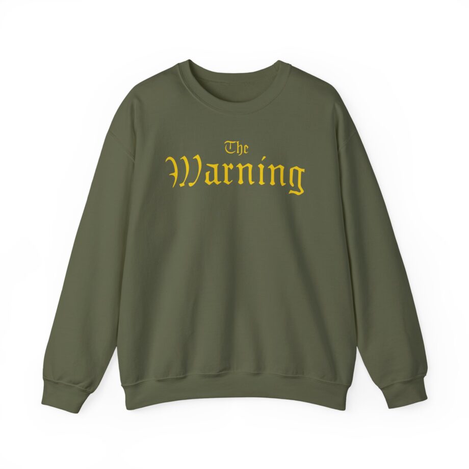 The Warning Gold TW Logo Unisex Heavy Blend™ Crewneck Sweatshirt