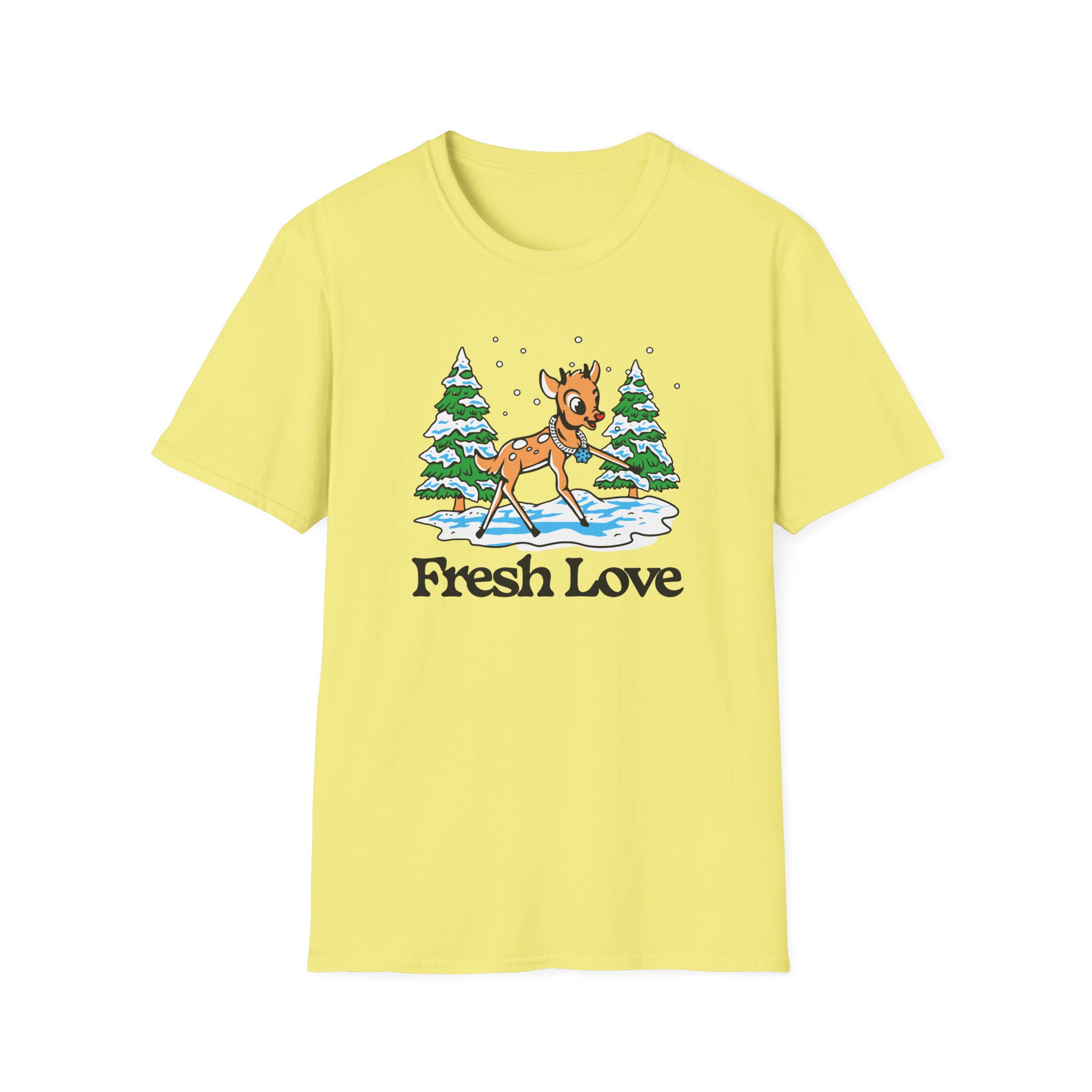 Fresh Love Snow Dough Unisex Softstyle T-Shirt