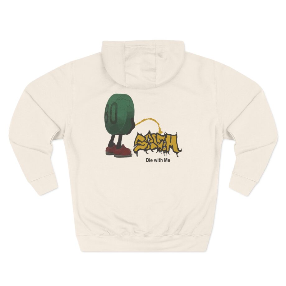 Salem die with me pill Three-Panel Fleece Hoodie